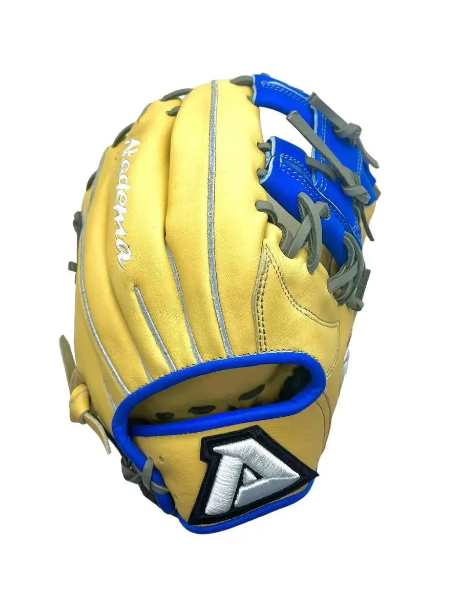 Akadema Torino Series 11.50” Inch I-Web Blonde Blue Gray Infielder Glove