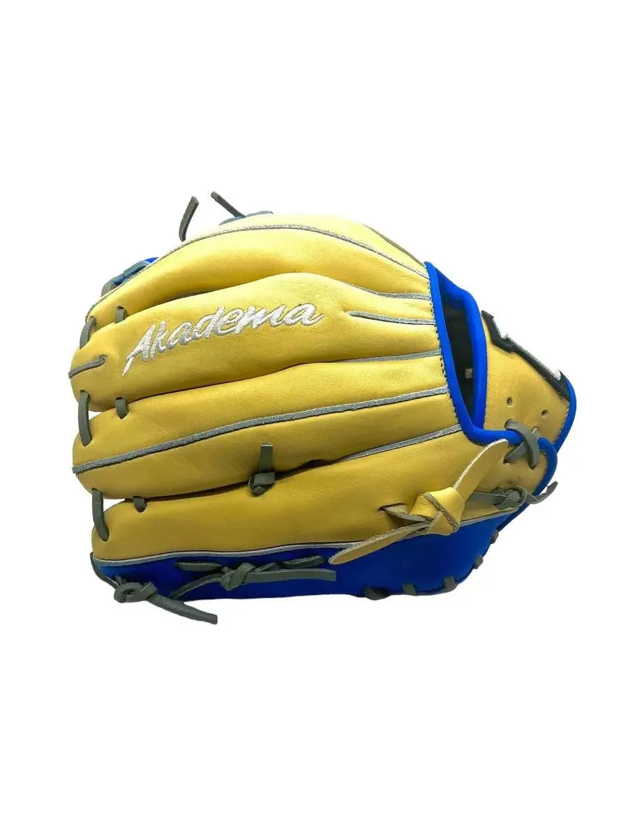 Akadema Torino Series 11.50” Inch I-Web Blonde Blue Gray Infielder Glove