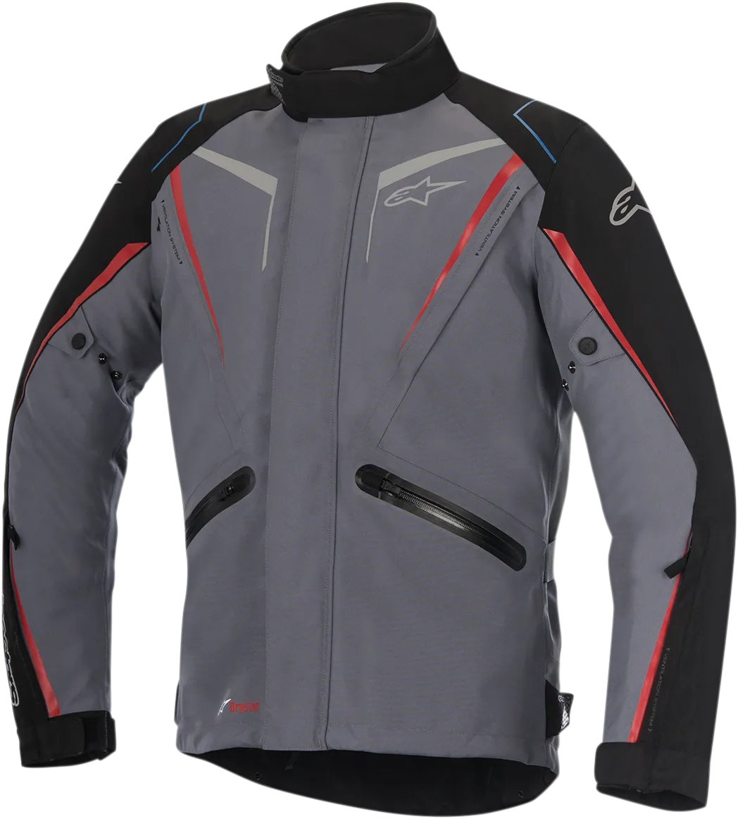 ALPINESTARS Yokohama Drystar? Jacket - Gray/Black/Red - Large 3206017-1018-L