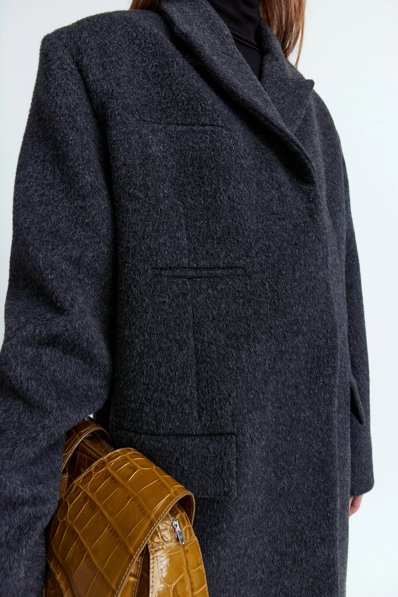 Baron Coat in Mohair