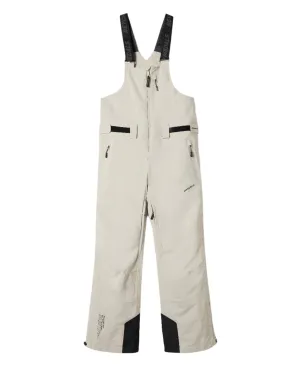 BEYOND MEDALS Tech 3L Bib Snowboard Pants Light Beige 2025