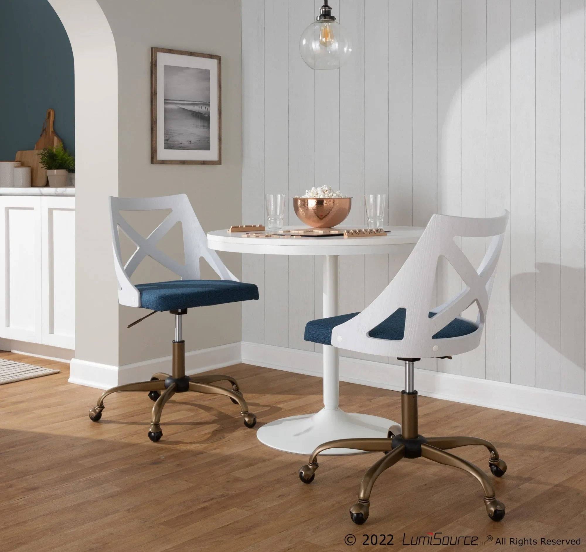 Charlotte Task Chair White By LumiSource