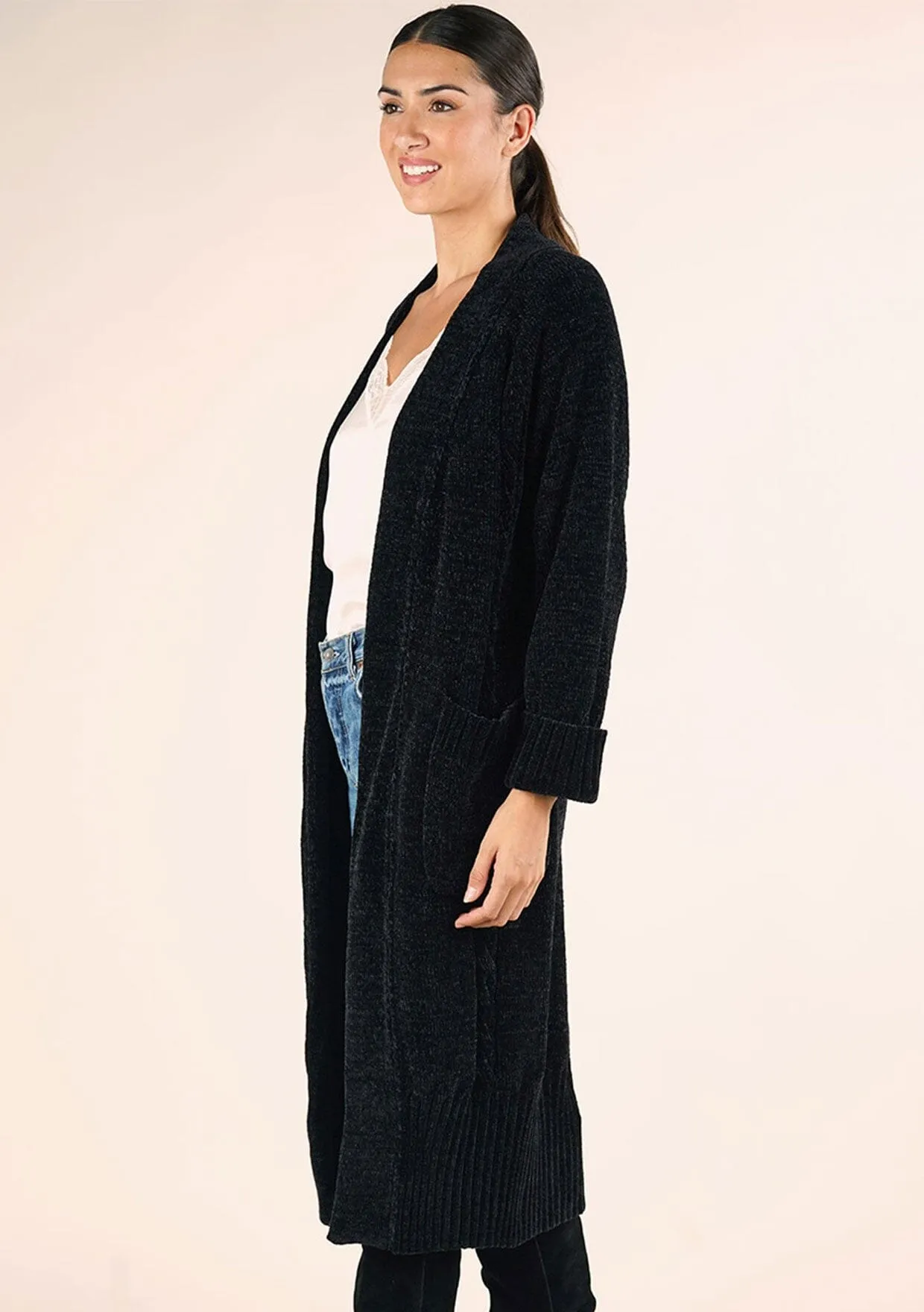 Chenille Duster Cardigan