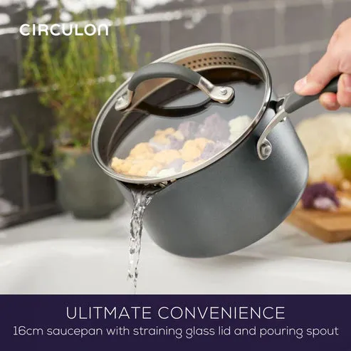 Circulon ScratchDefense A1 Nonstick Induction Covered Saucepan - 18cm/2.8L