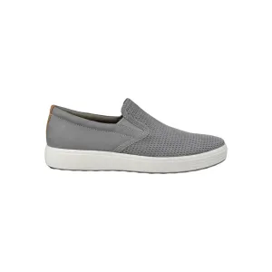 ECCO SOFT 7 M SLIP ON 2.0 WILD DOVE/LION - MENS