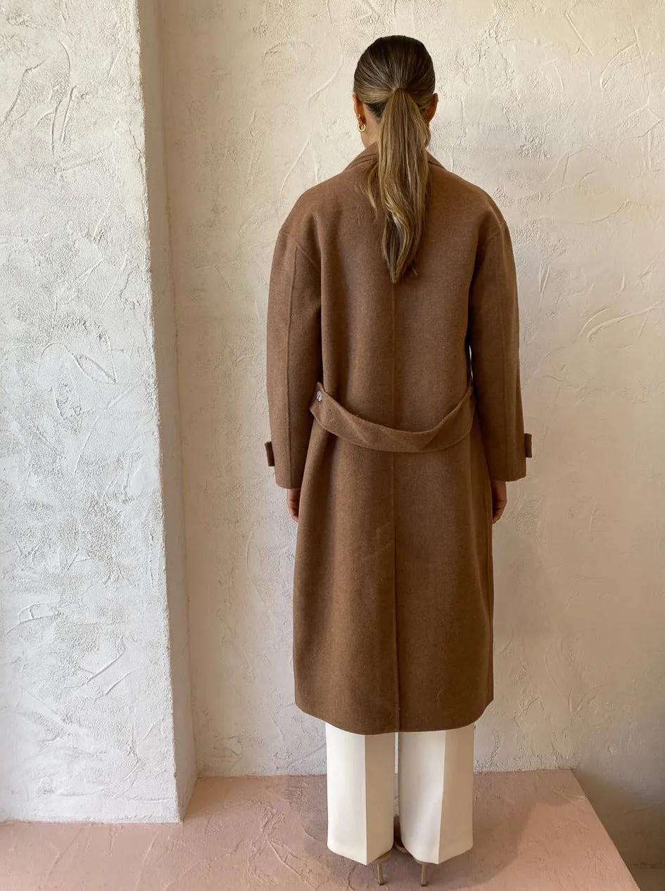 Elka Collective Charlotte Coat in Camel