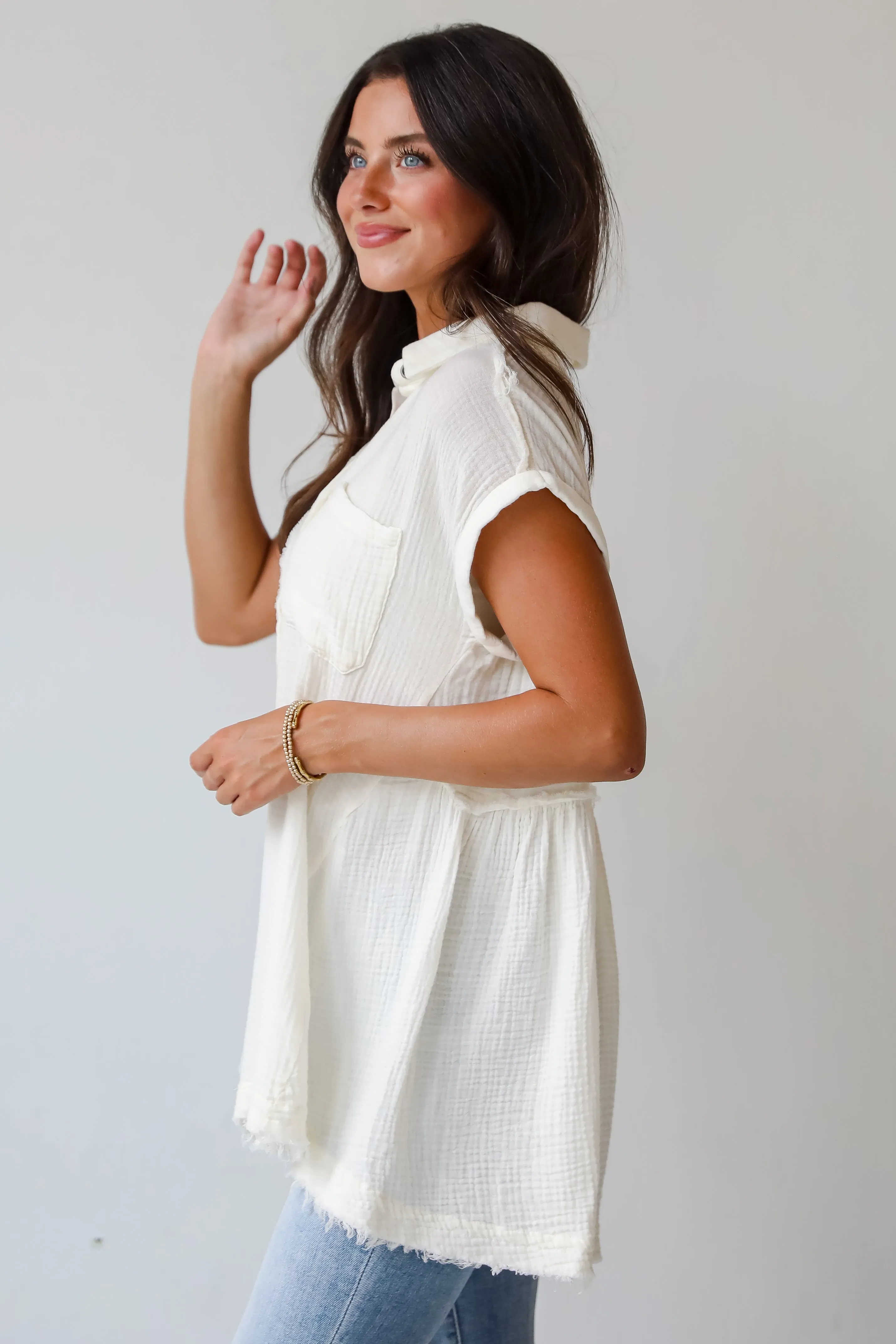 FINAL SALE - Remarkably Darling Linen Tunic