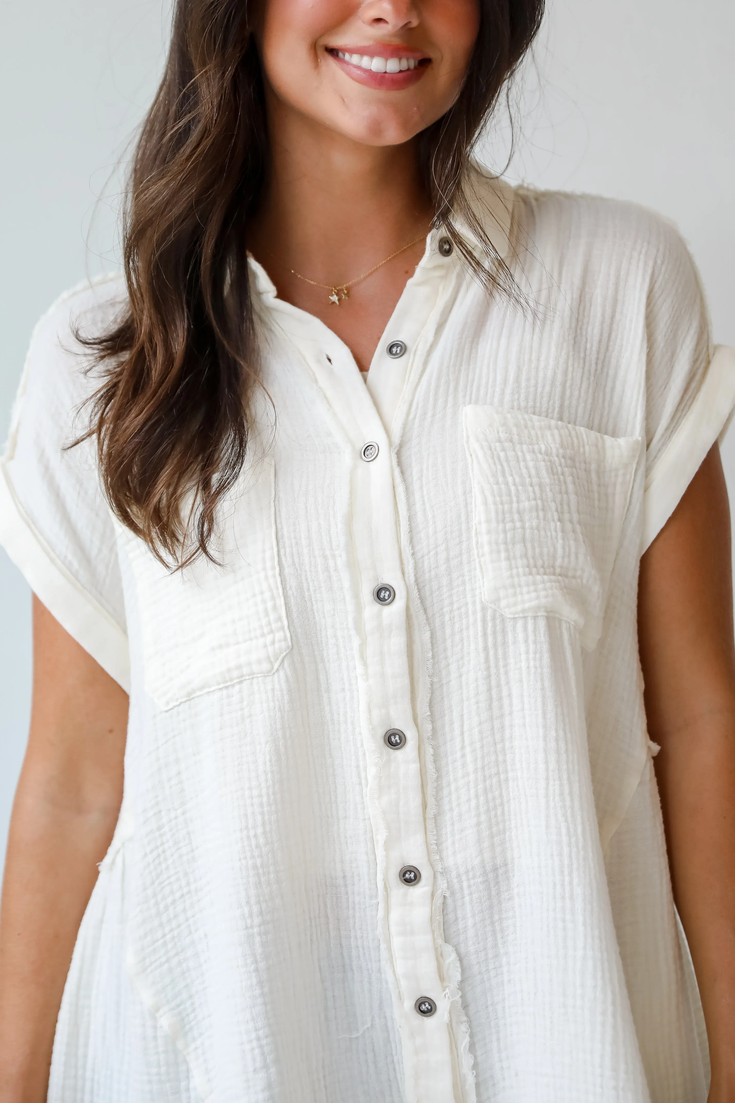 FINAL SALE - Remarkably Darling Linen Tunic