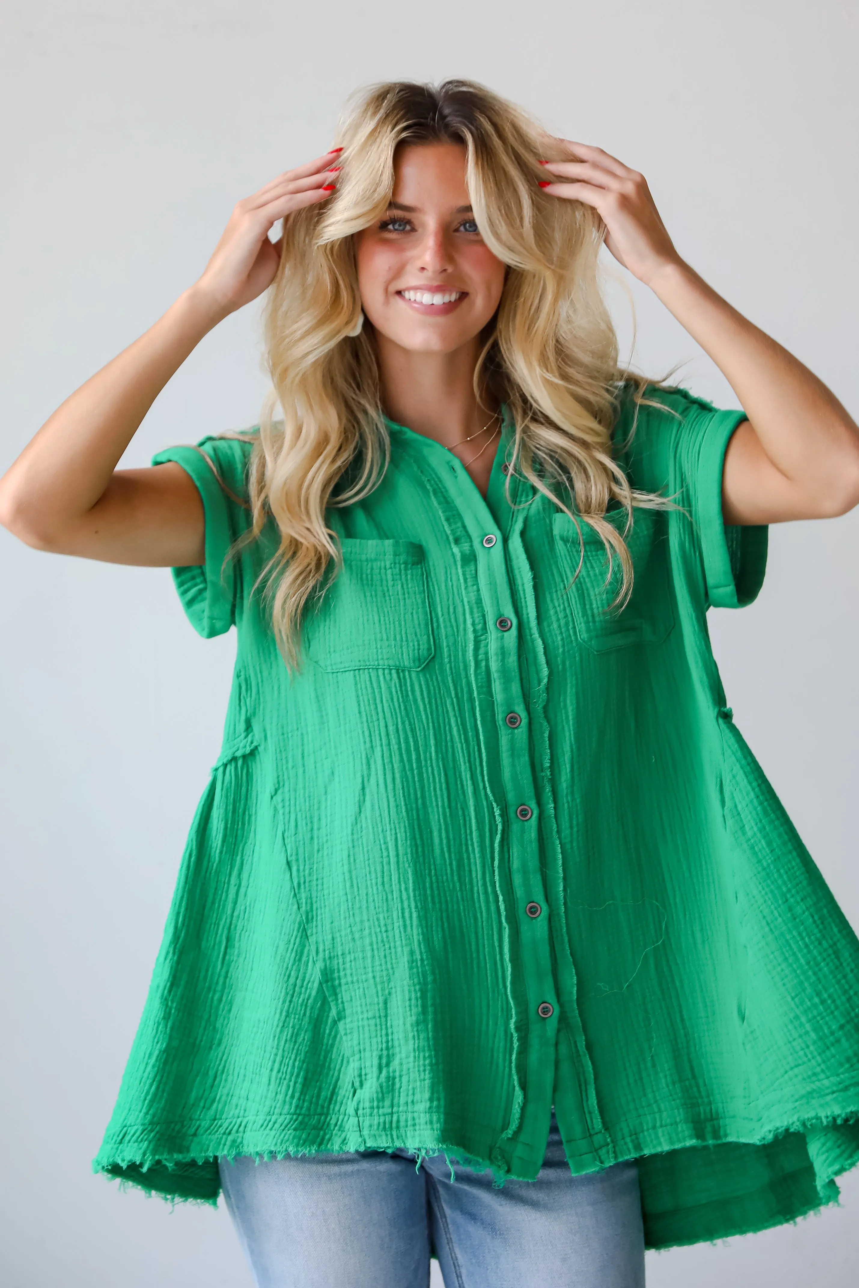 FINAL SALE - Remarkably Darling Linen Tunic