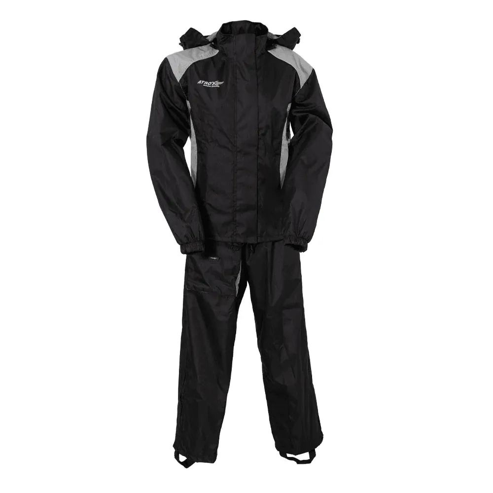 First Mfg Women's Motorcycle Rain Suit - Grey