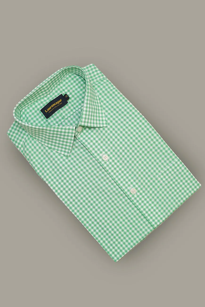 Formal Shirt - Supernova Pista Green Checks