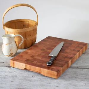 Golden Sassafras Endgrain Cutting Board