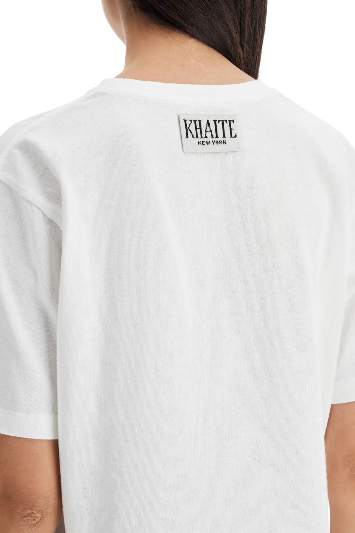 Khaite Mae T-Shirt With Logo Patch