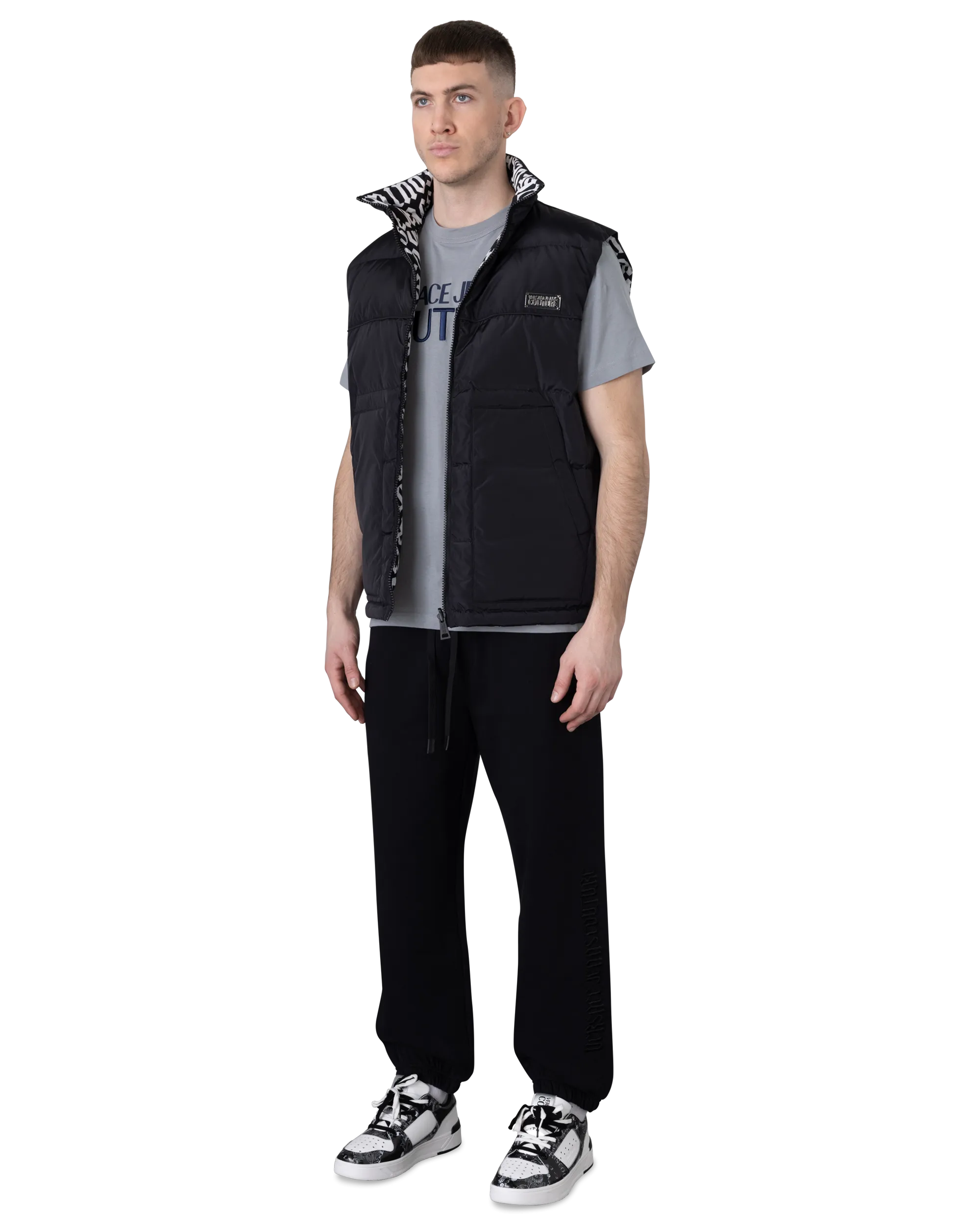 Logomania Reversible Puffer Vest