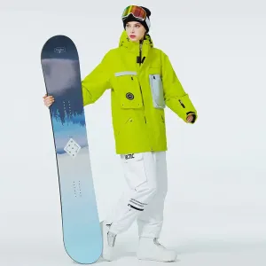 Loose Fit Sports Snowear Insulated Ski Jacket & Pants Set