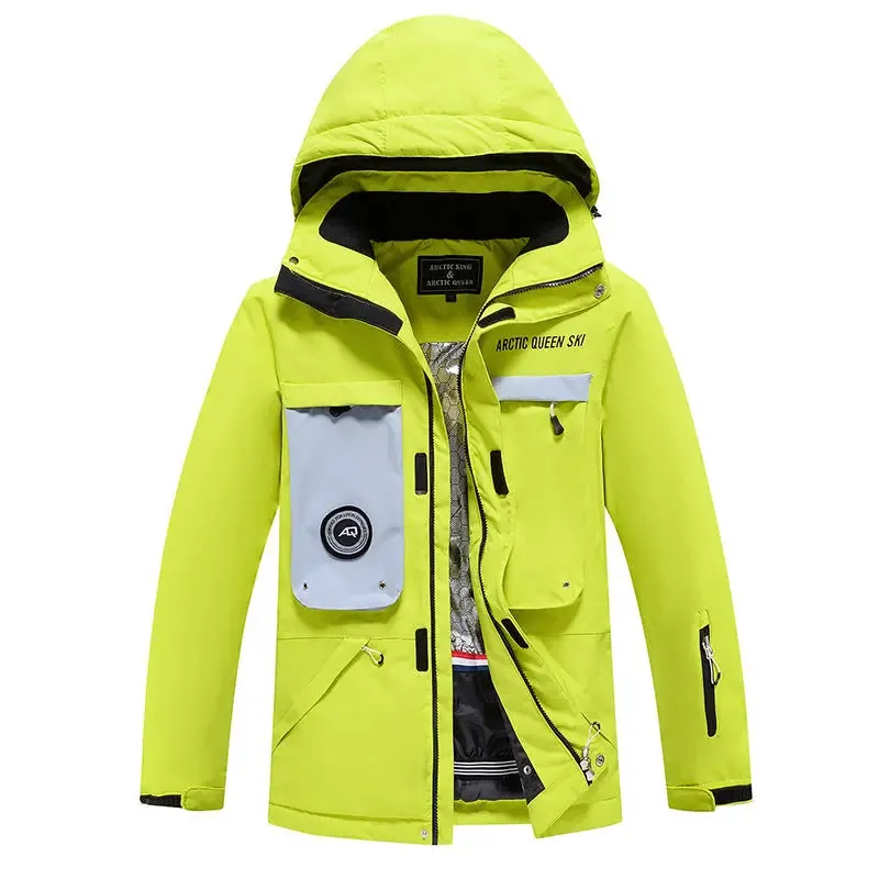 Loose Fit Sports Snowear Insulated Ski Jacket & Pants Set