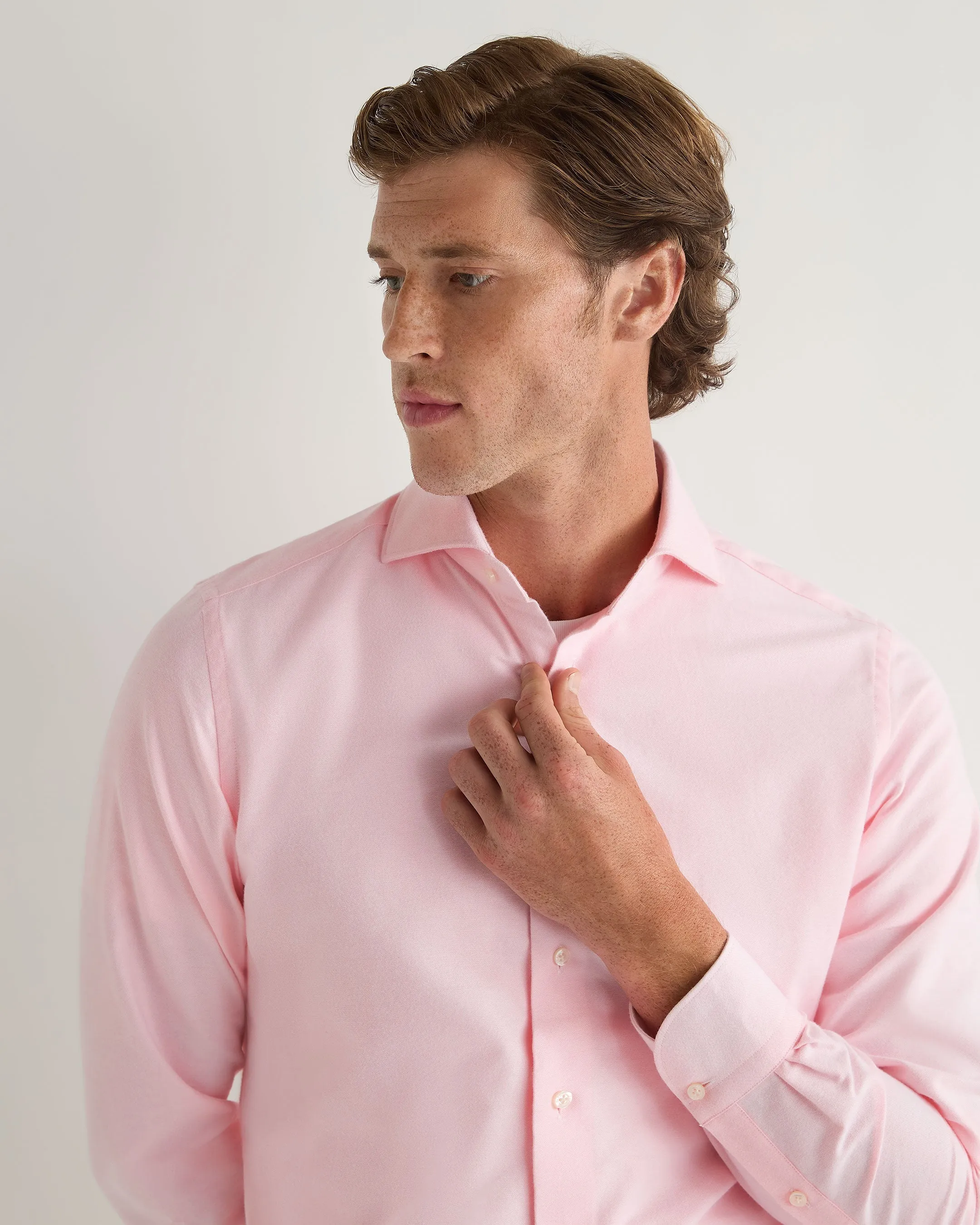 Men's Cannes Soft Flannel Shirt Pink