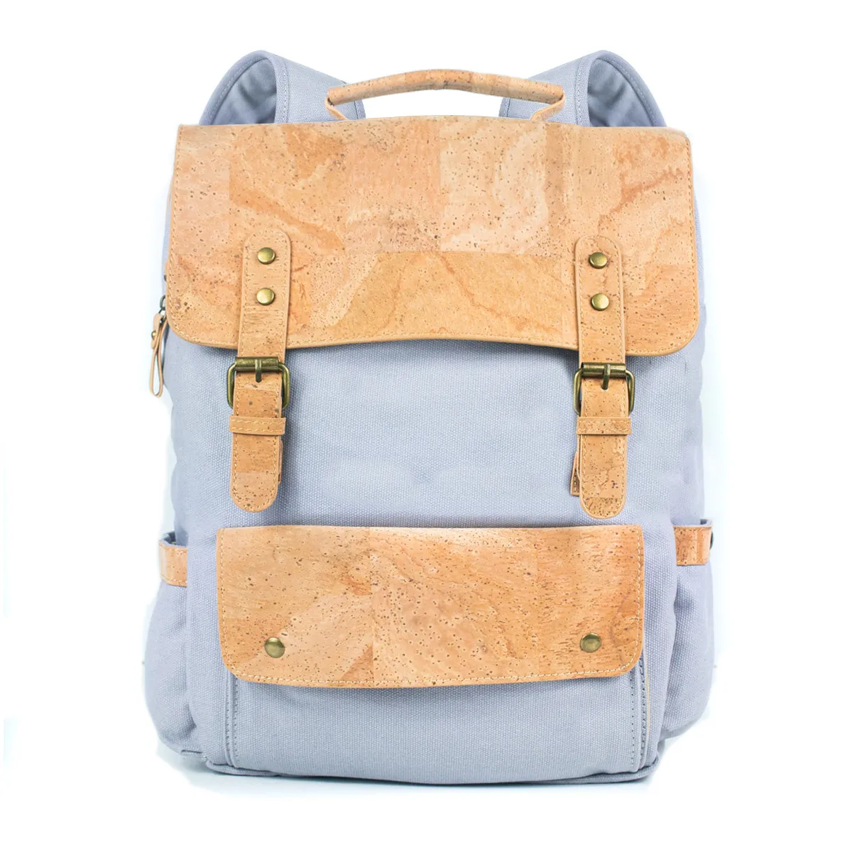 Men's Cork and Canvas Fusion Laptop Commuter Backpack BAG-2283