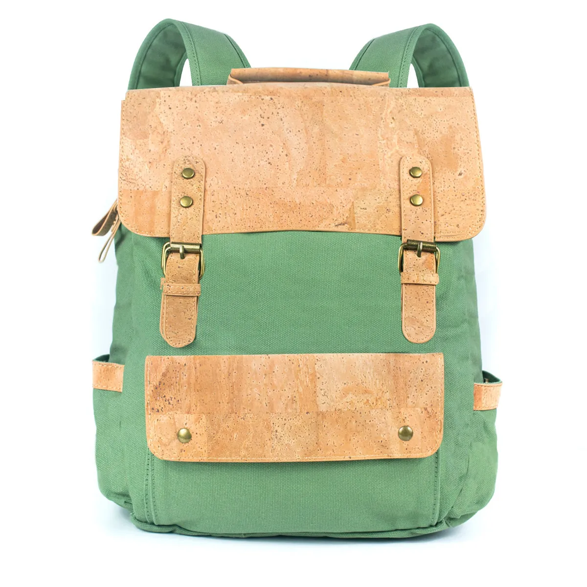 Men's Cork and Canvas Fusion Laptop Commuter Backpack BAG-2283