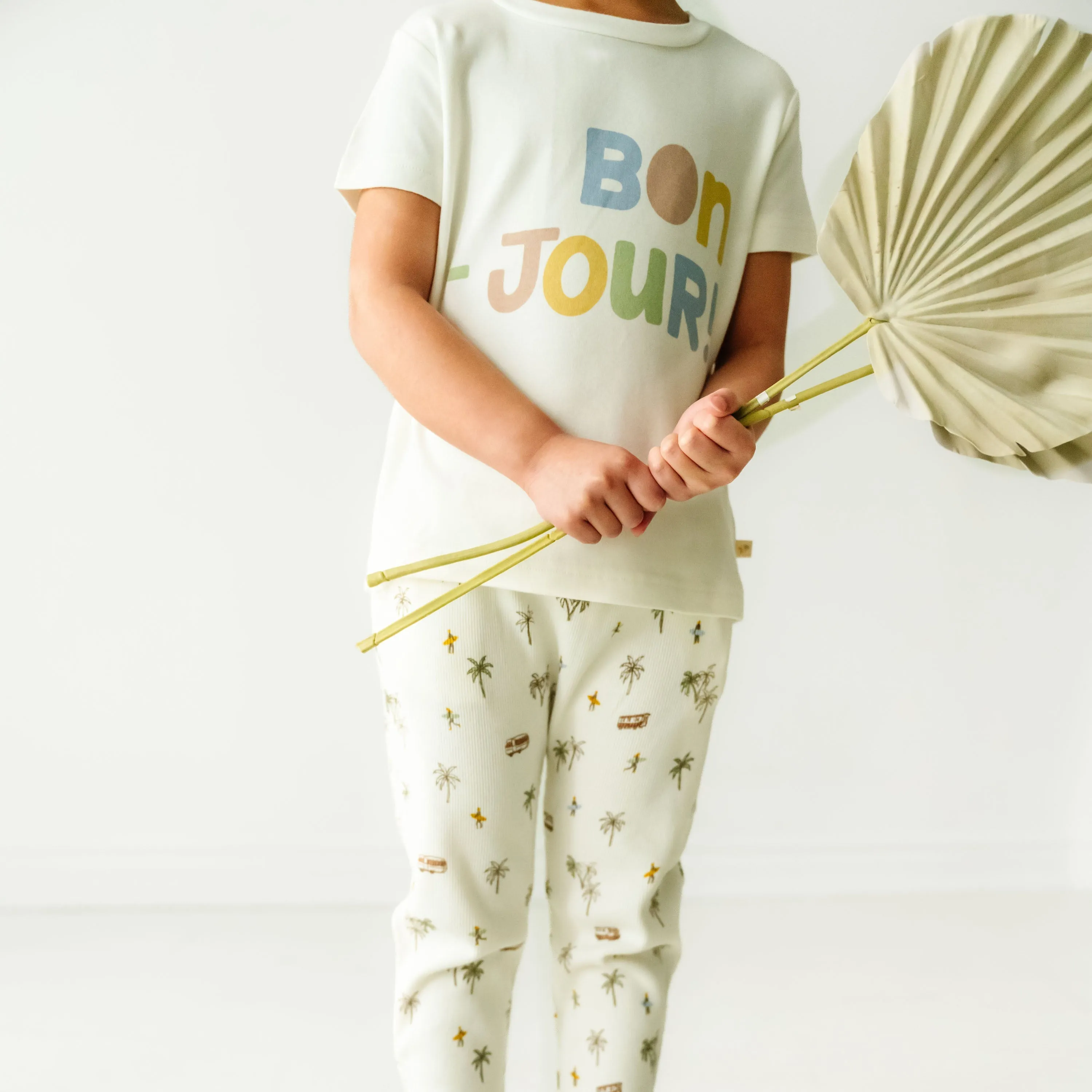 Organic Kids T-Shirts - Bonjour