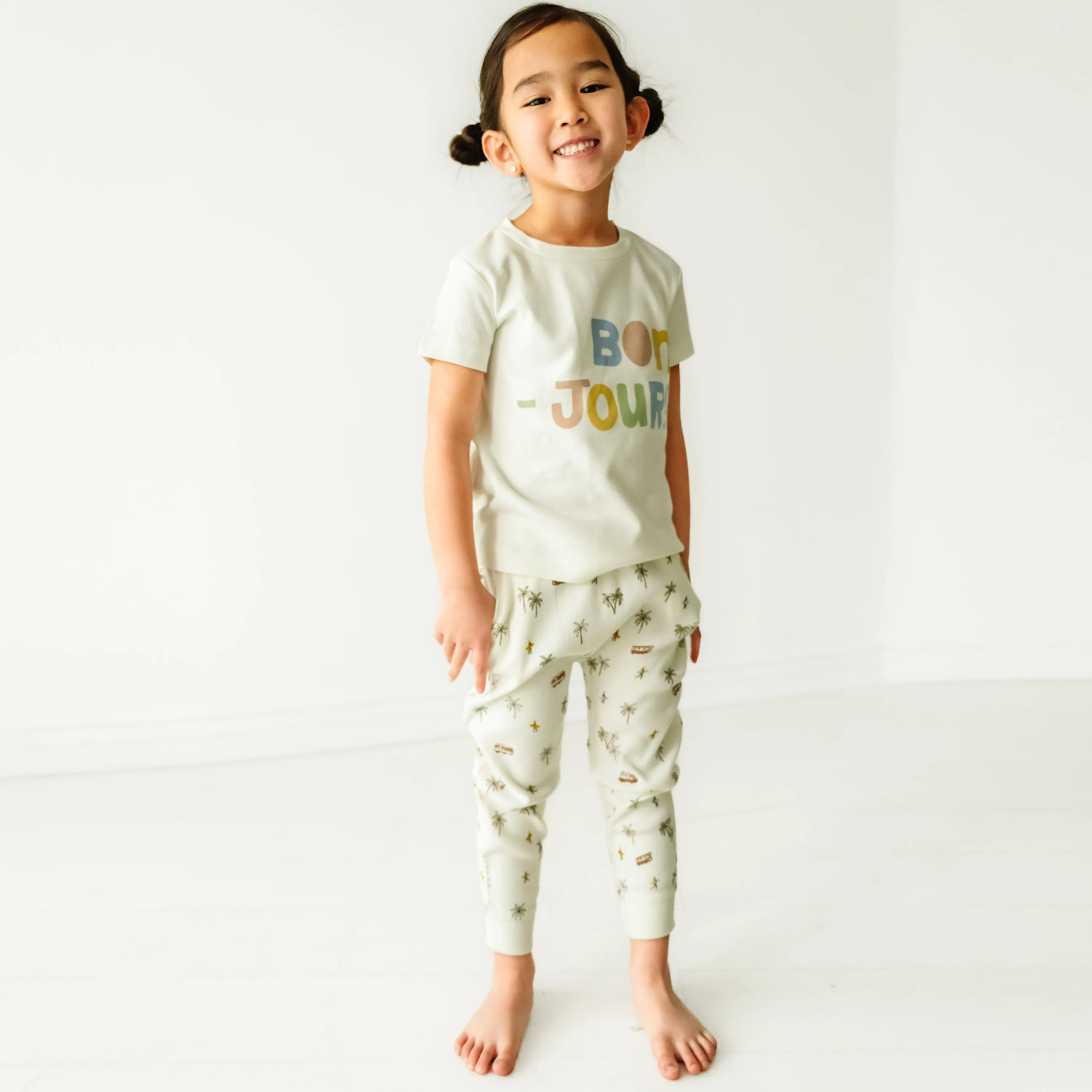 Organic Kids T-Shirts - Bonjour