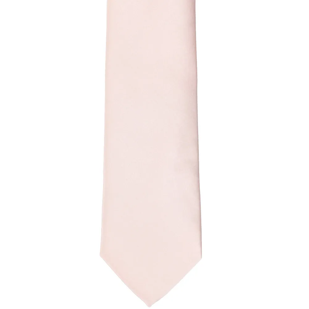 Princess Pink Premium Slim Necktie, 2.5" Width