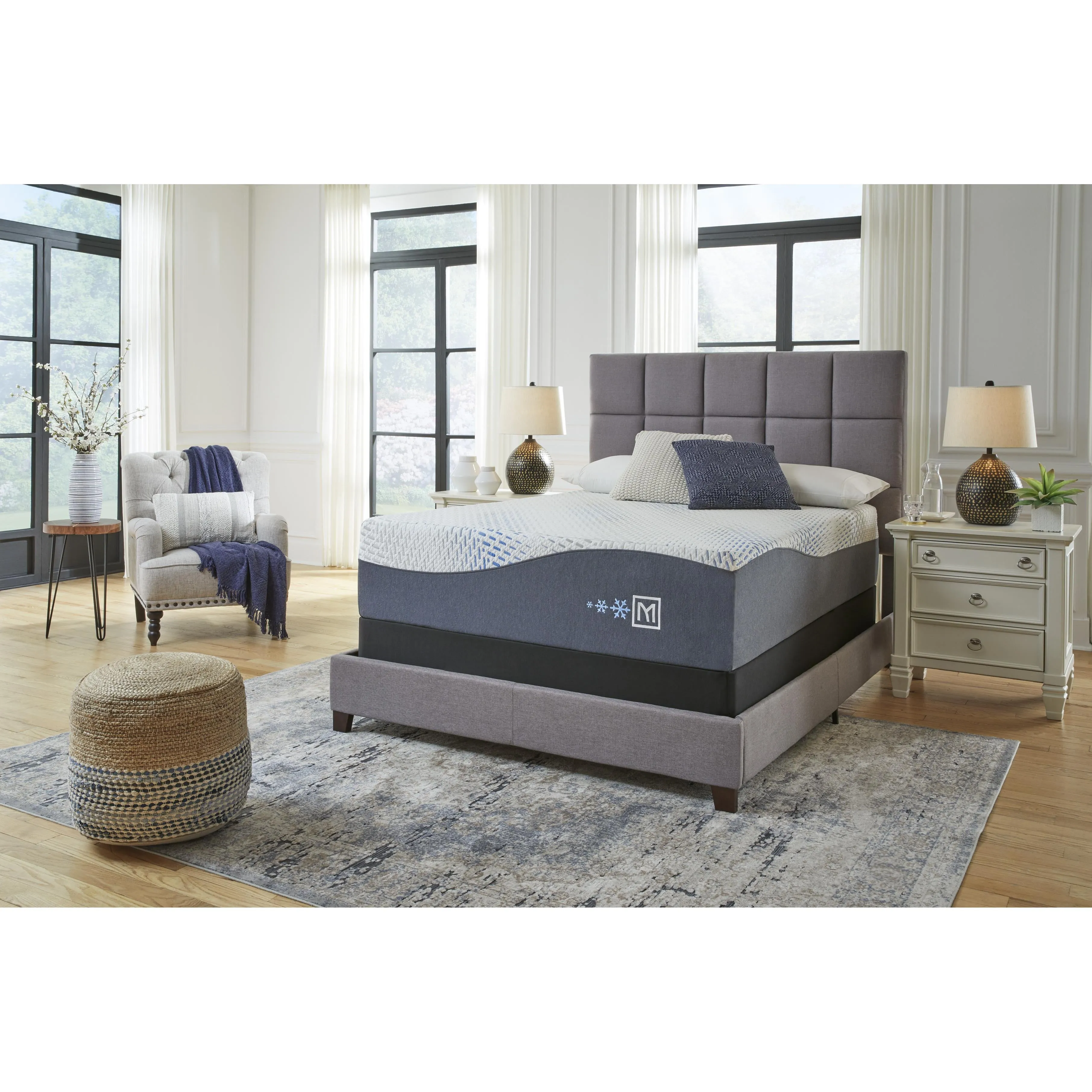 Sierra Sleep Millennium Cushion Firm Gel Memory Foam Hybrid M50731 Queen Mattress