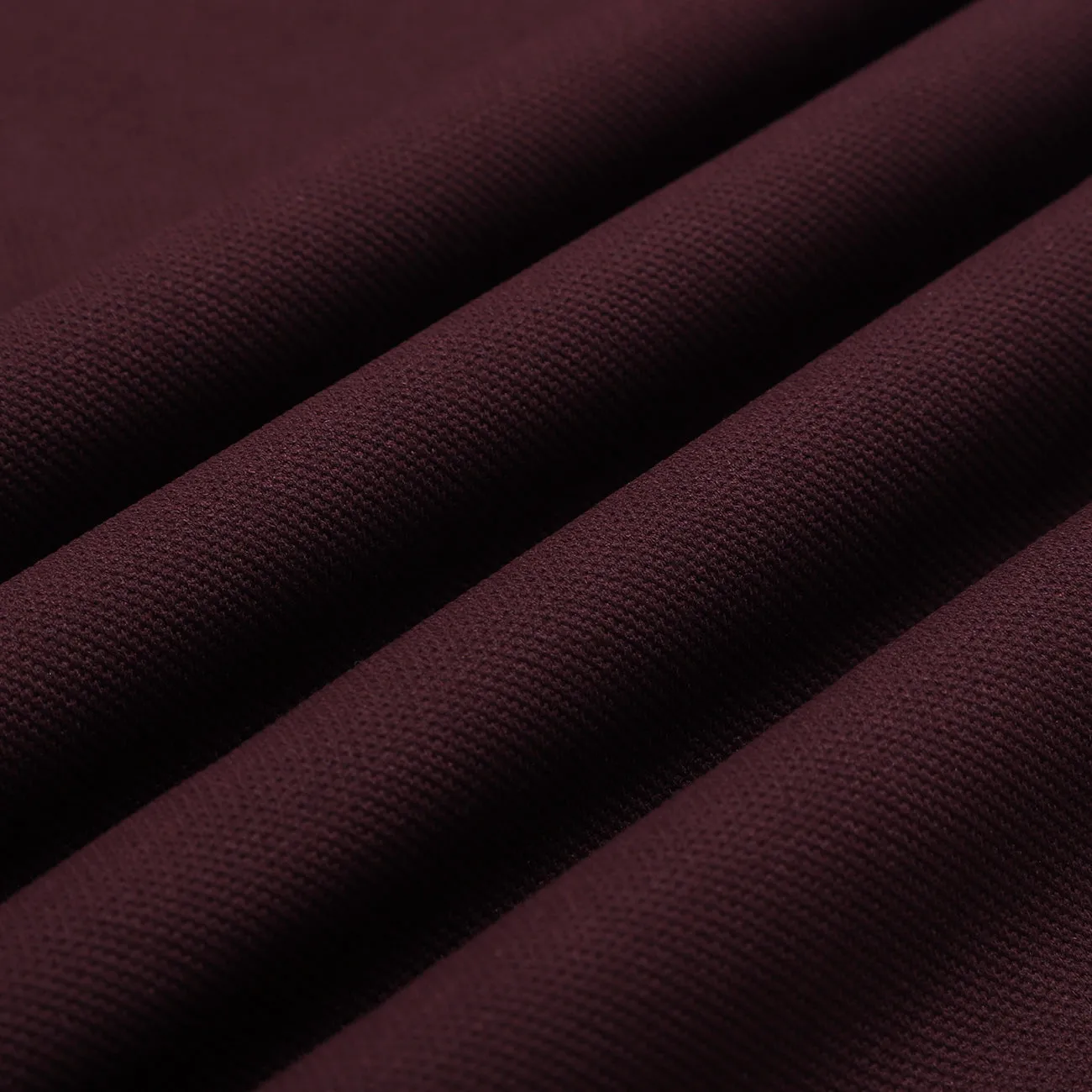 Soft Cotton Rich Maroon Polo T-shirt with Mandarin Collar