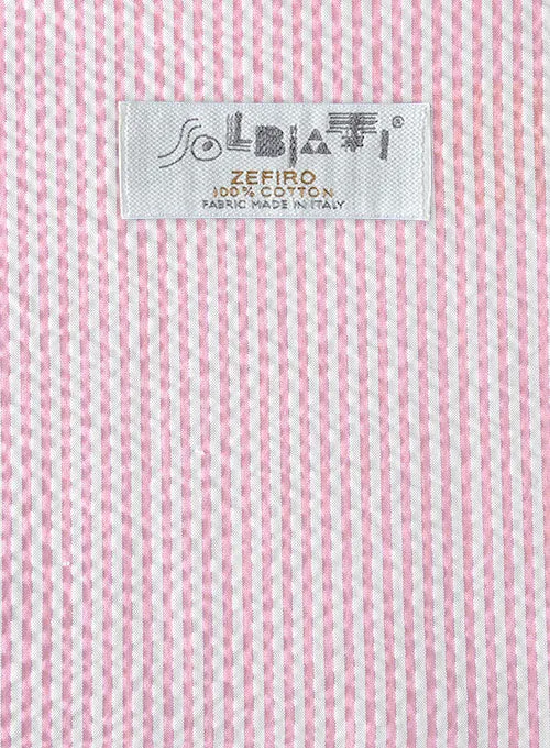 Solbiati Pink Seersucker Suit