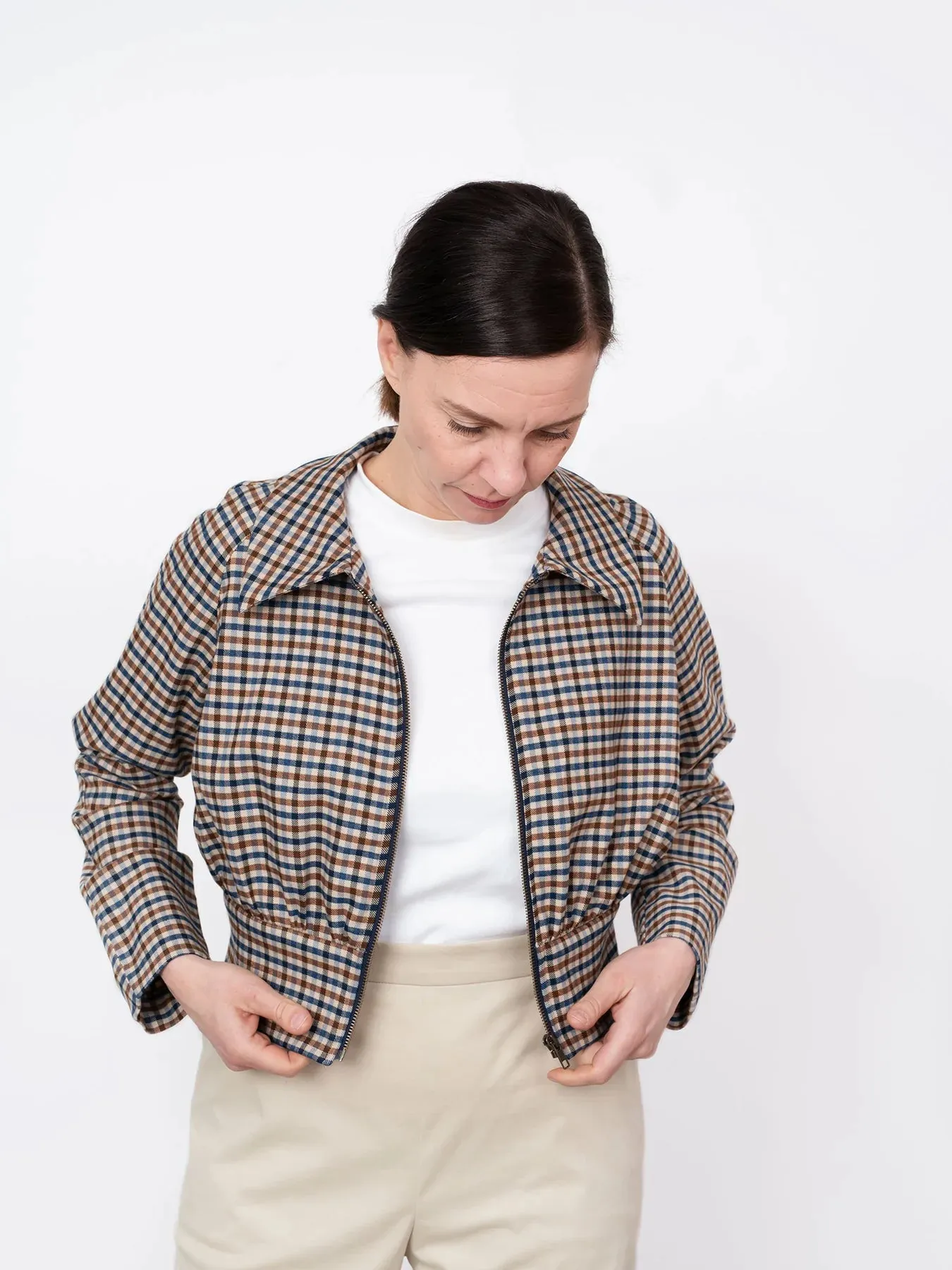 THE ASSEMBLY LINE • Cropped Jacket Sewing Pattern (XS - L)