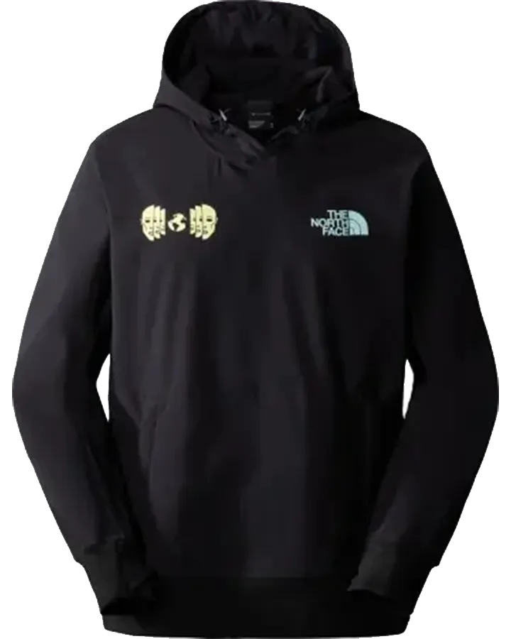 The North Face Men's Tekno Logo Hoodie - Tnf Black/Sun Sprite