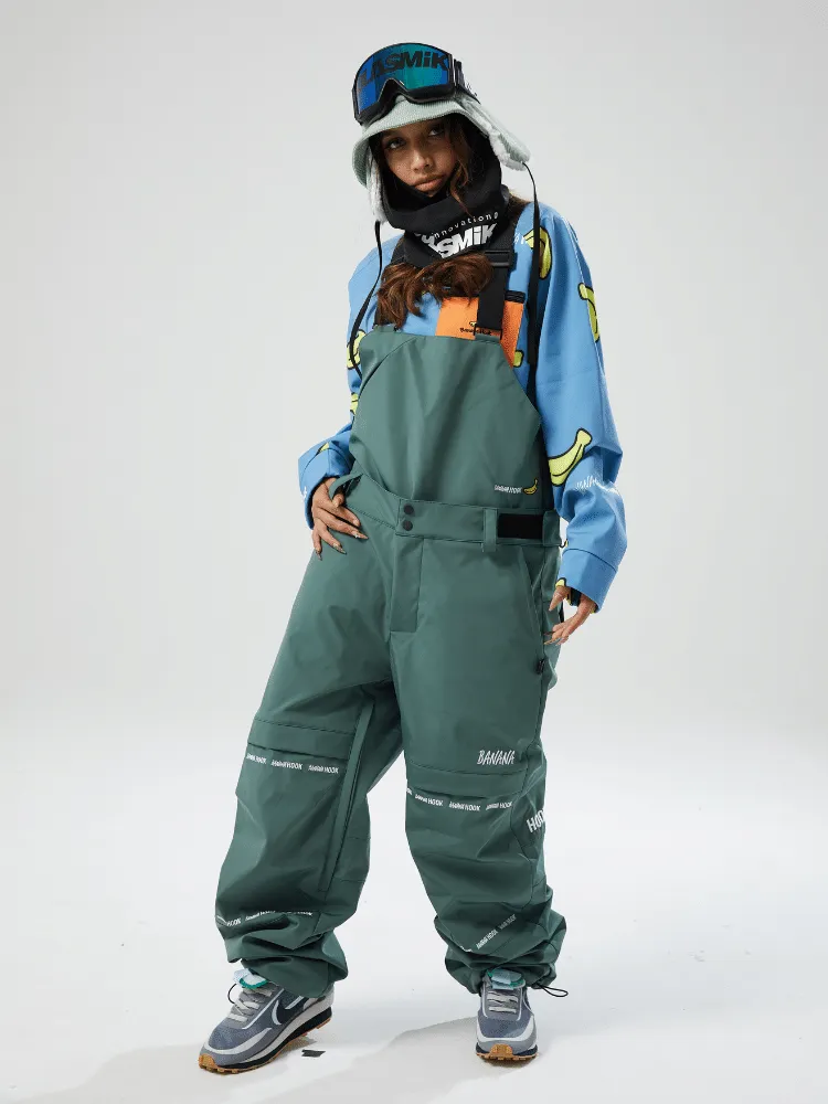 Tolasmik X Banana Hook Premium Green Bib Pants - Unisex