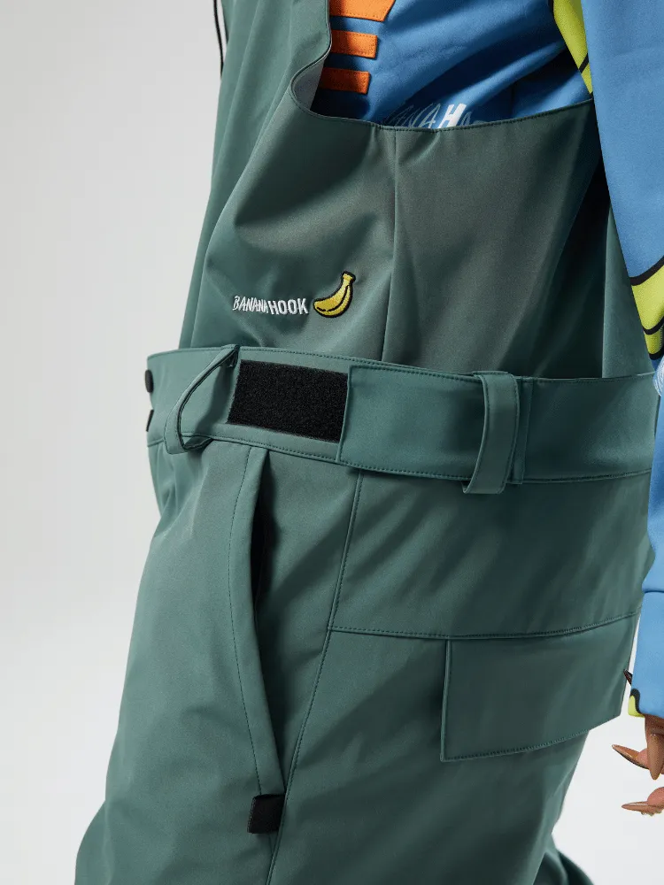 Tolasmik X Banana Hook Premium Green Bib Pants - Unisex