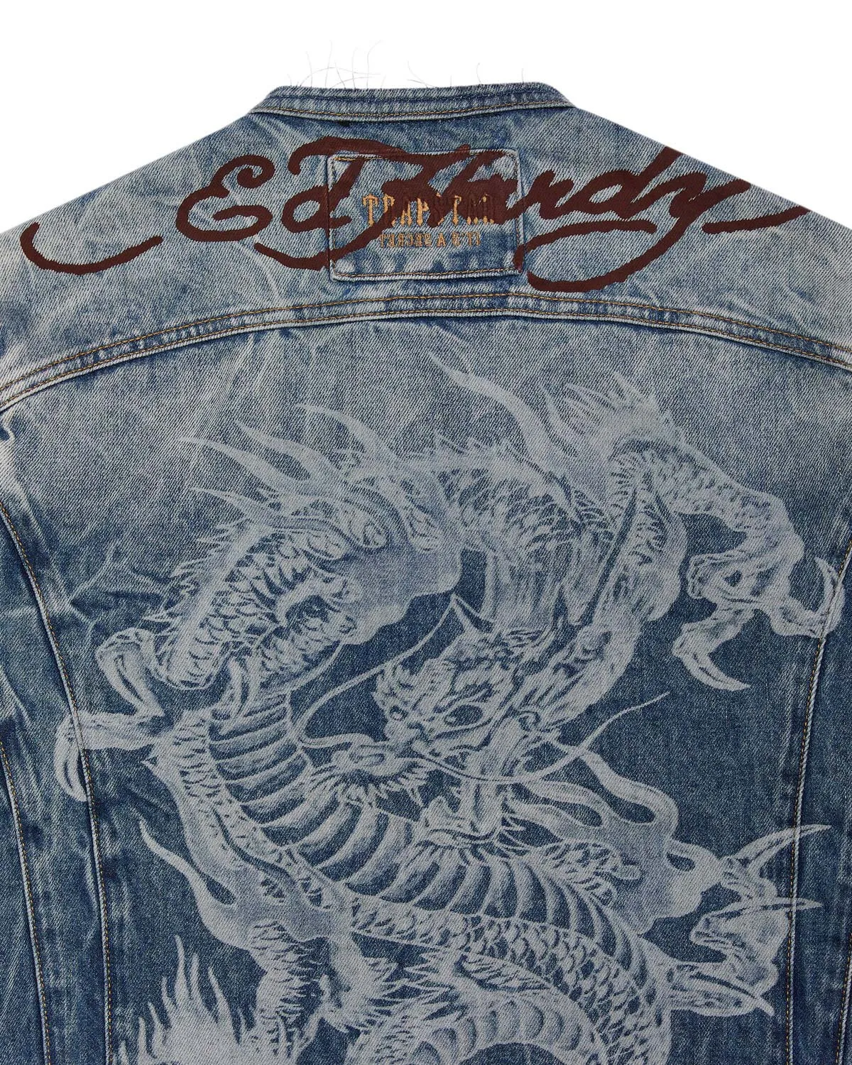 Trapstar x Ed Hardy Denim Jacket - Blue