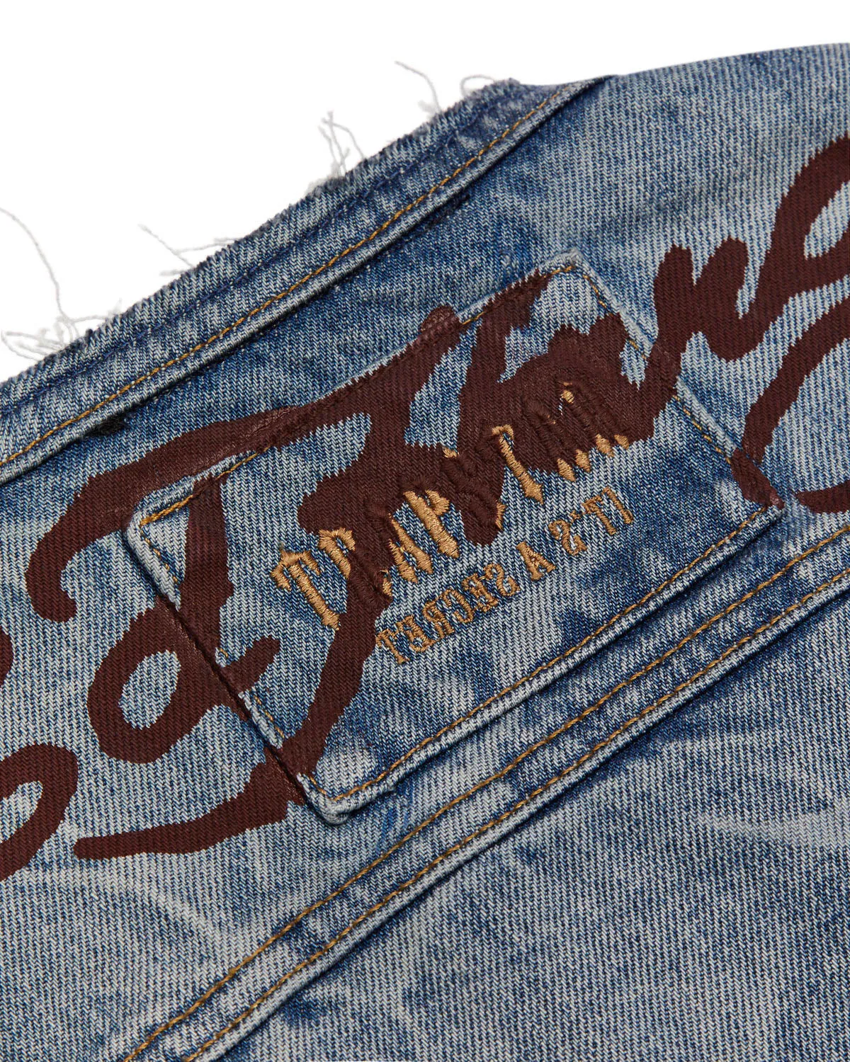 Trapstar x Ed Hardy Denim Jacket - Blue