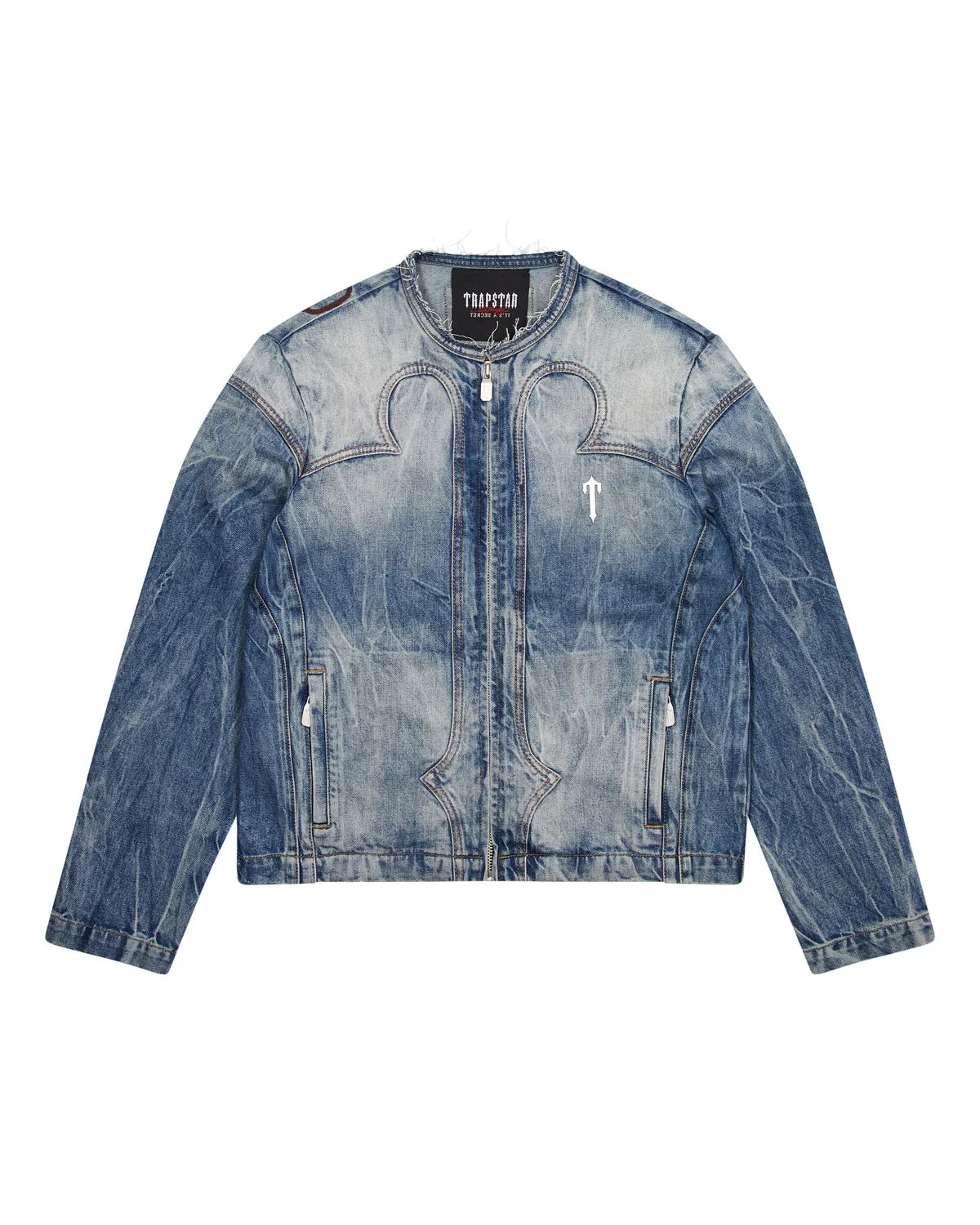 Trapstar x Ed Hardy Denim Jacket - Blue