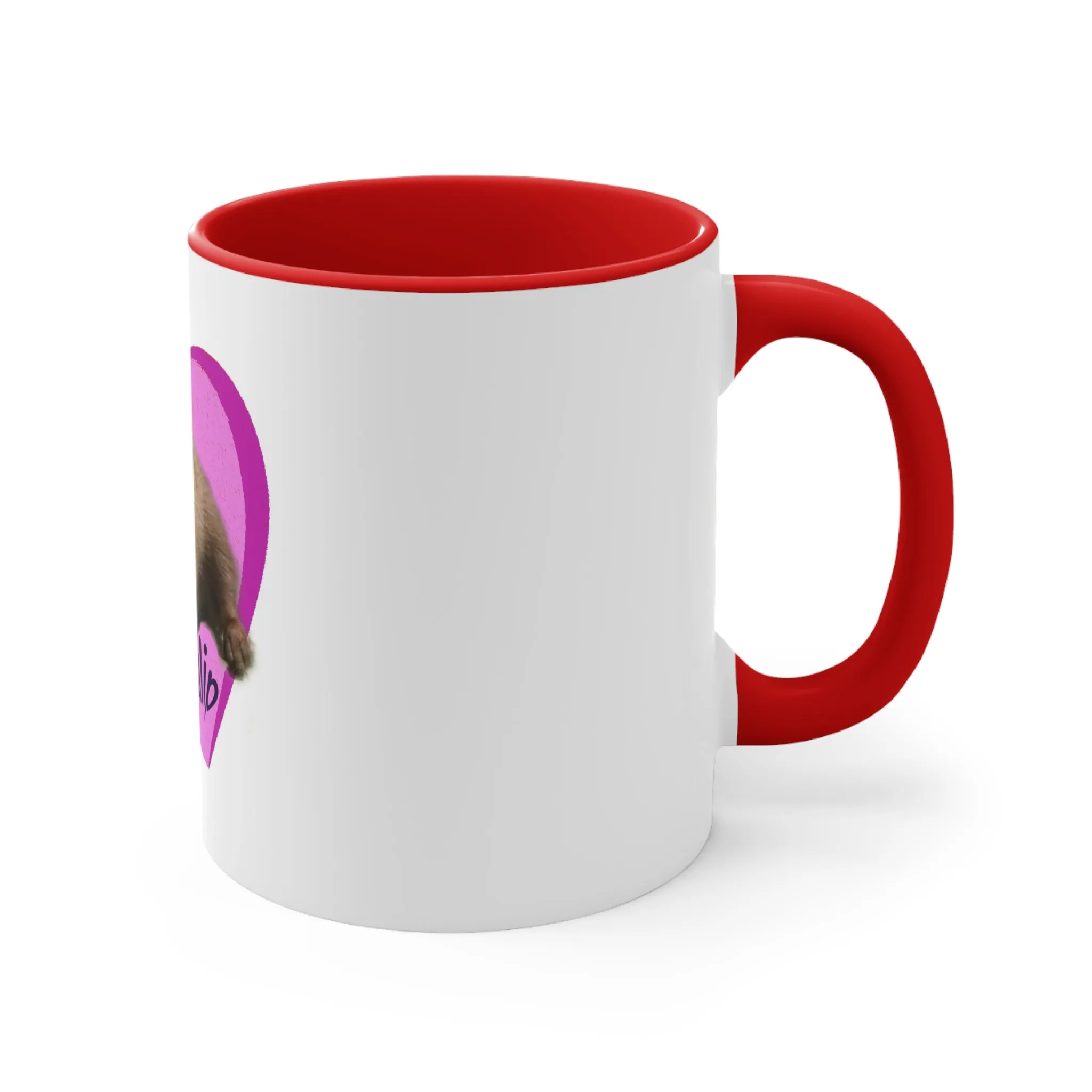 Tulip Heart Accent Coffee Mug, 11oz