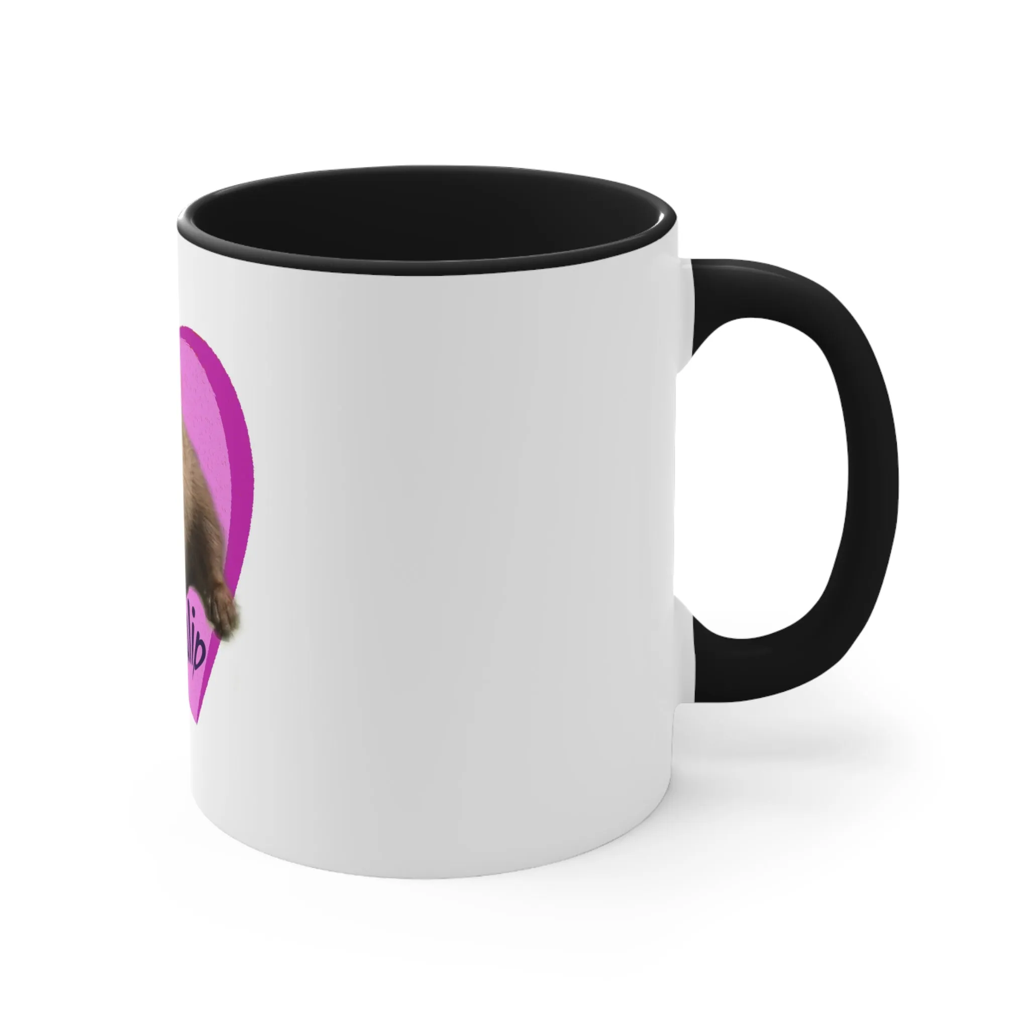 Tulip Heart Accent Coffee Mug, 11oz