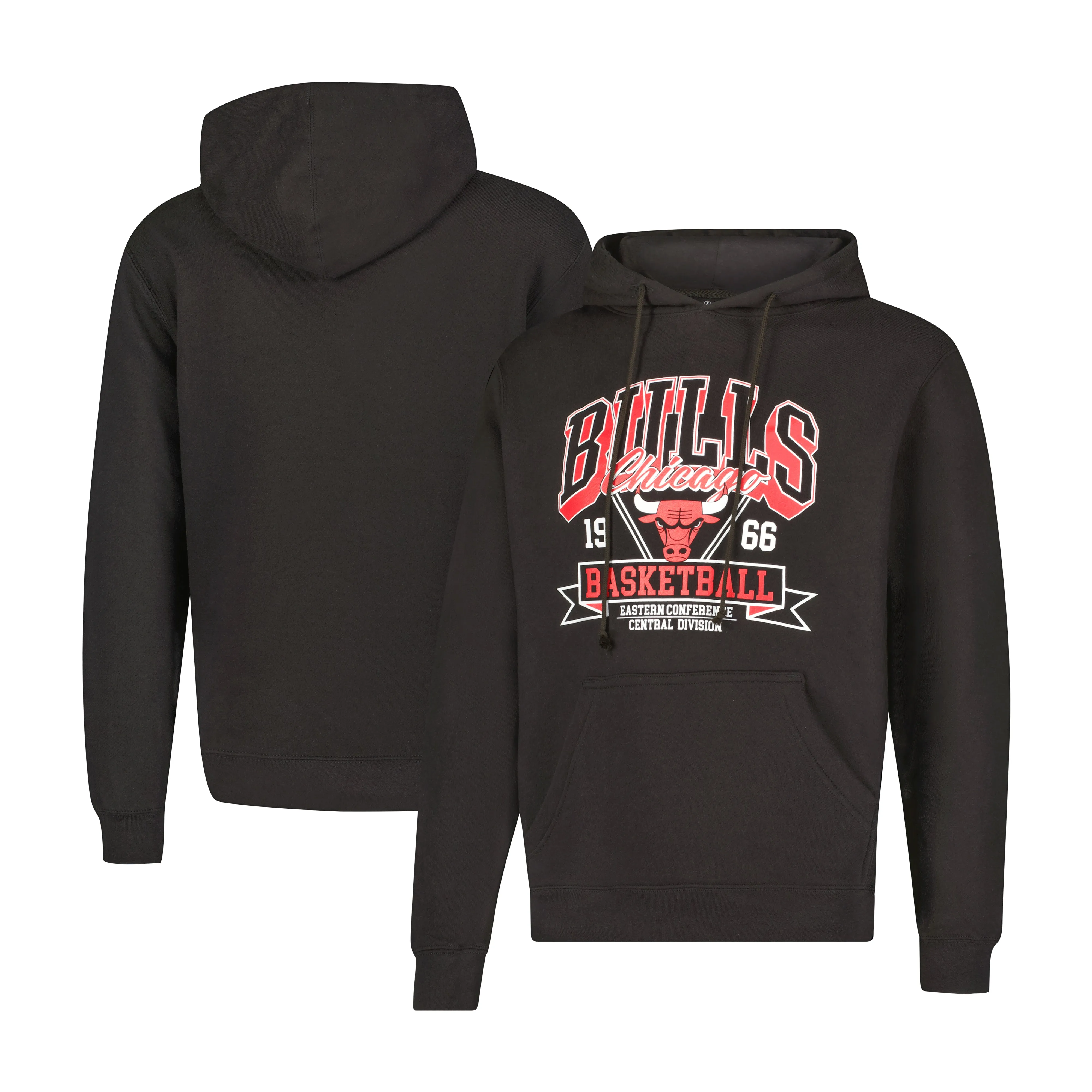 Ultra Game NBA Official Men’s Standard Super Soft Ace Hoodie Sweatshirt, Chicago Bulls, Team Color|Chicago Bulls