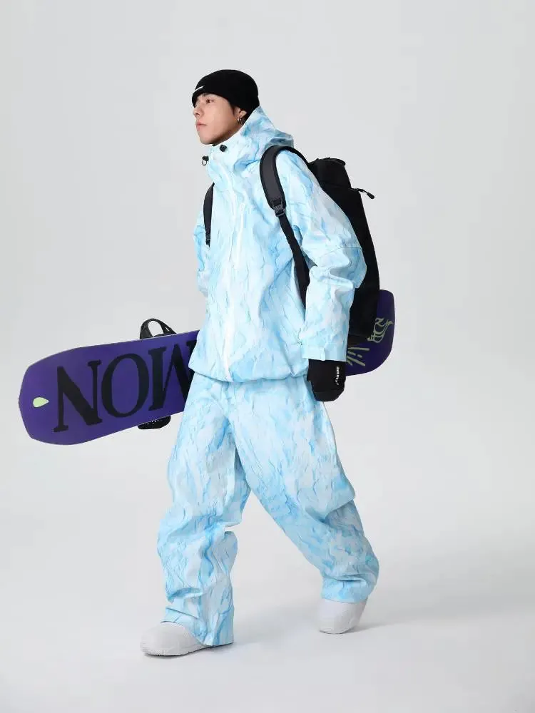 Unisex Denim Drift Baggy Snowboarding Suits