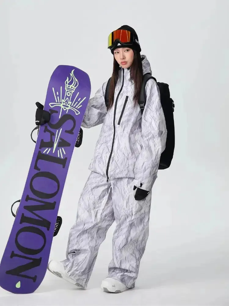 Unisex Denim Drift Baggy Snowboarding Suits