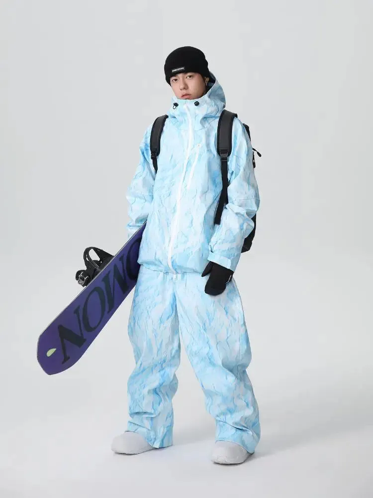 Unisex Denim Drift Baggy Snowboarding Suits