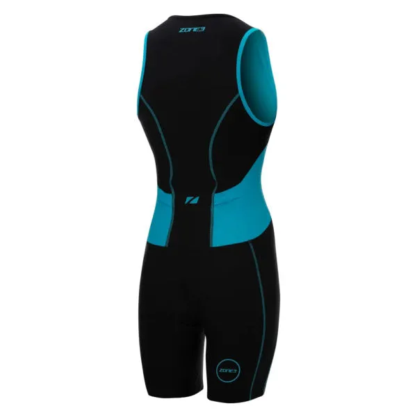 Zone3 Womens Activate Trisuit - Black/Turquoise